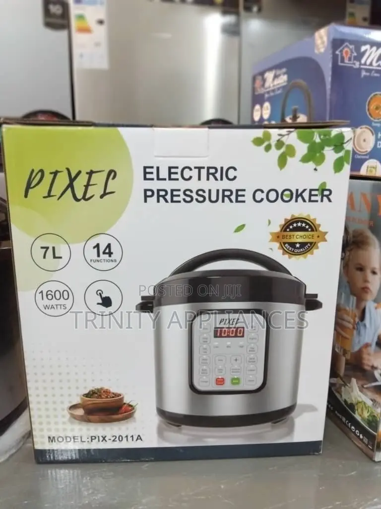 Pixel 7 Litre Electric Digital Pressure Cooker 14 Functions