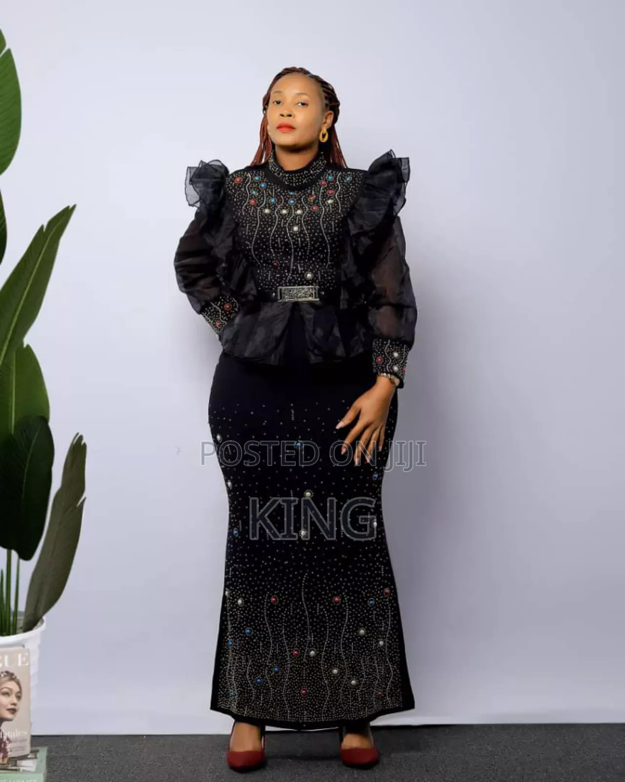 Maxi Crystal Design Dress