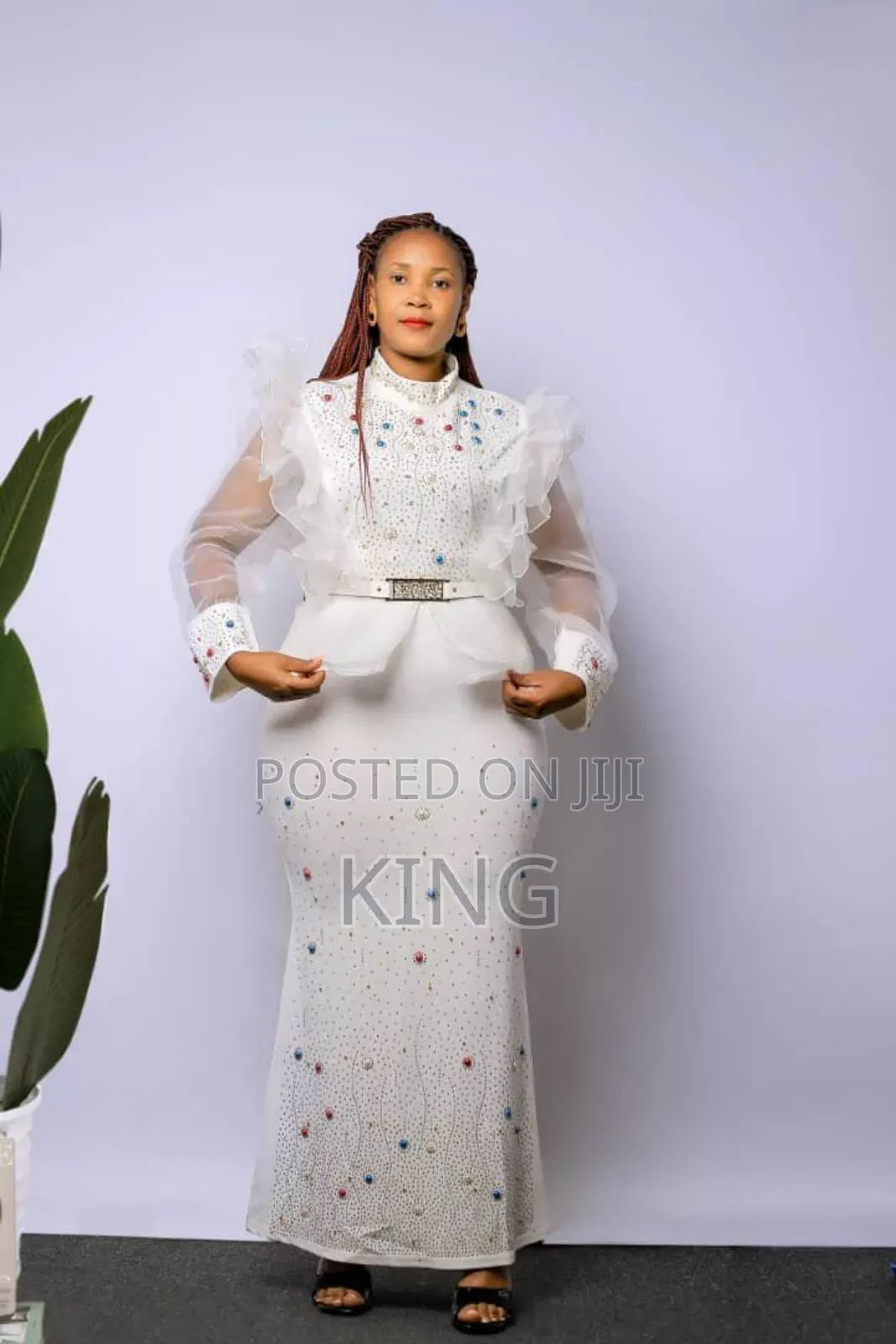 Flex Crystal Design Dress