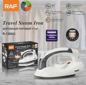 800w RAF Portable Foldable Travel Steam Iron