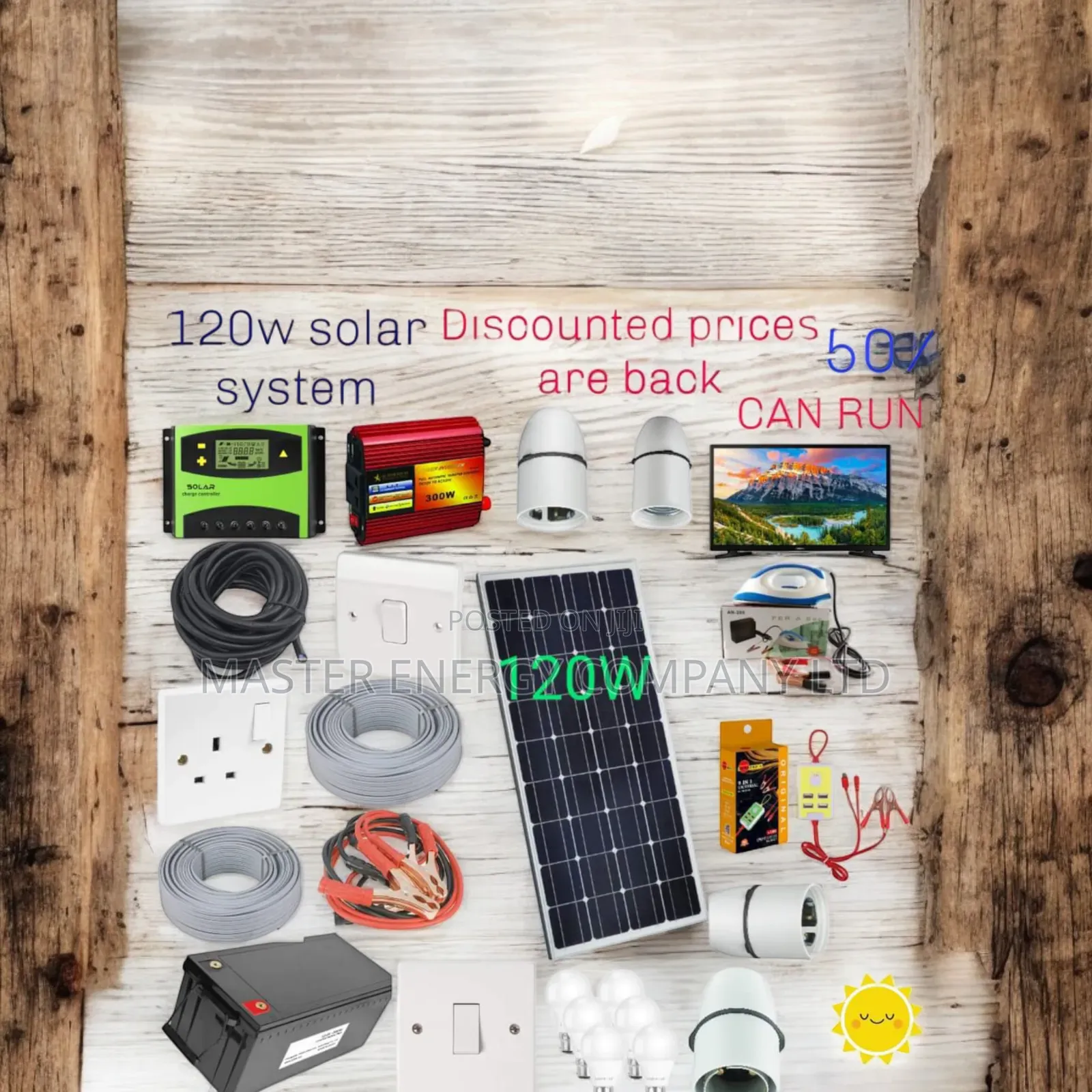 120w Solar System Full Kit German VNCHJ