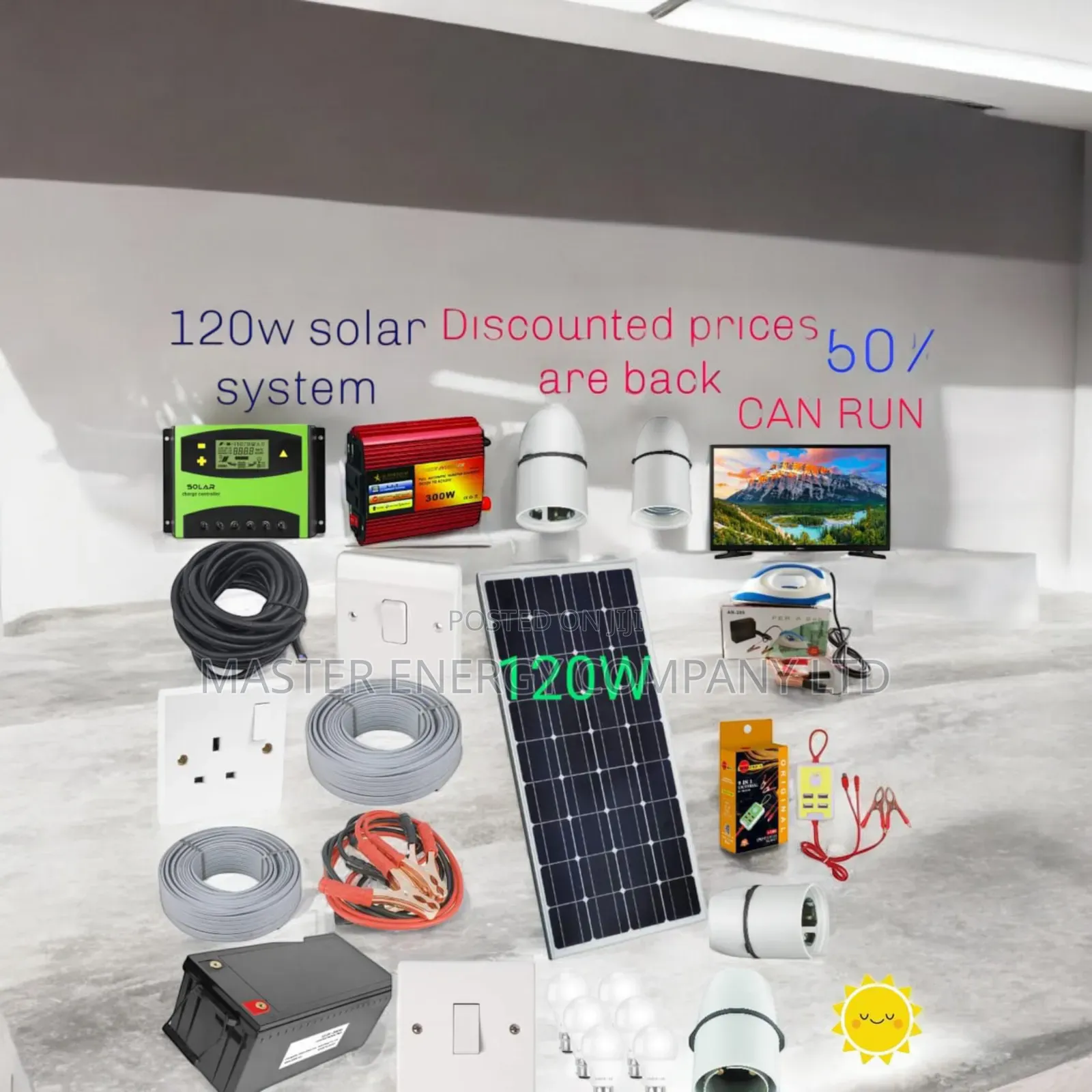 120w Solar System Full Kit German MDHJK