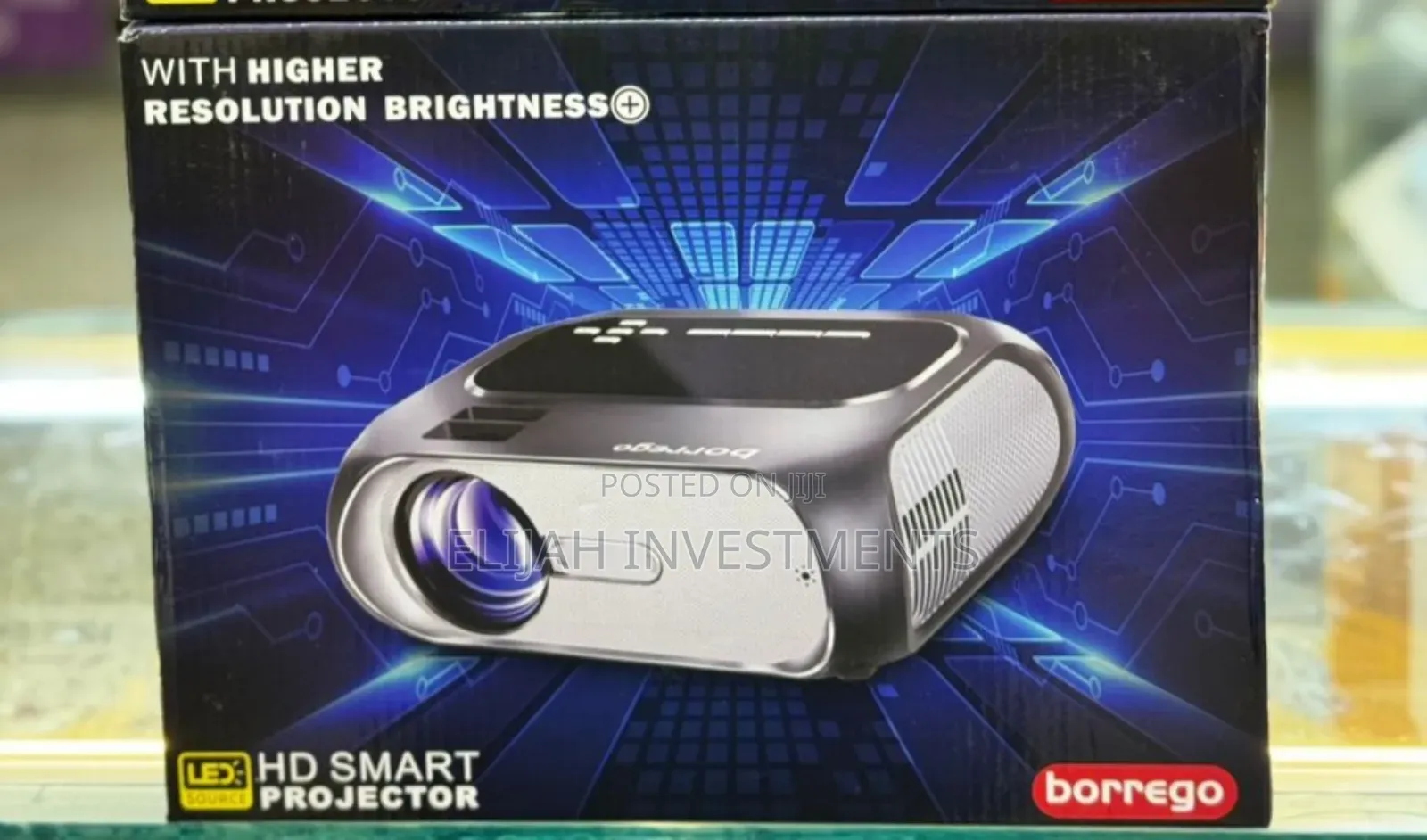 High Resolution and Brightness Borrego T7 Smart Projector
