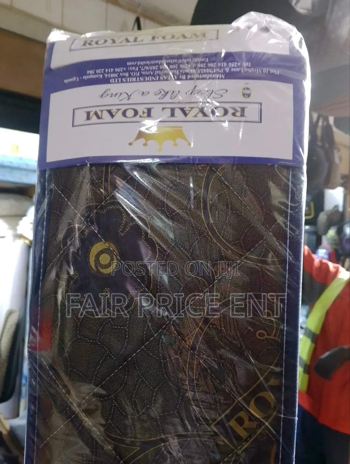Royal Foam High Density. 5*6*8inches.( Brown)