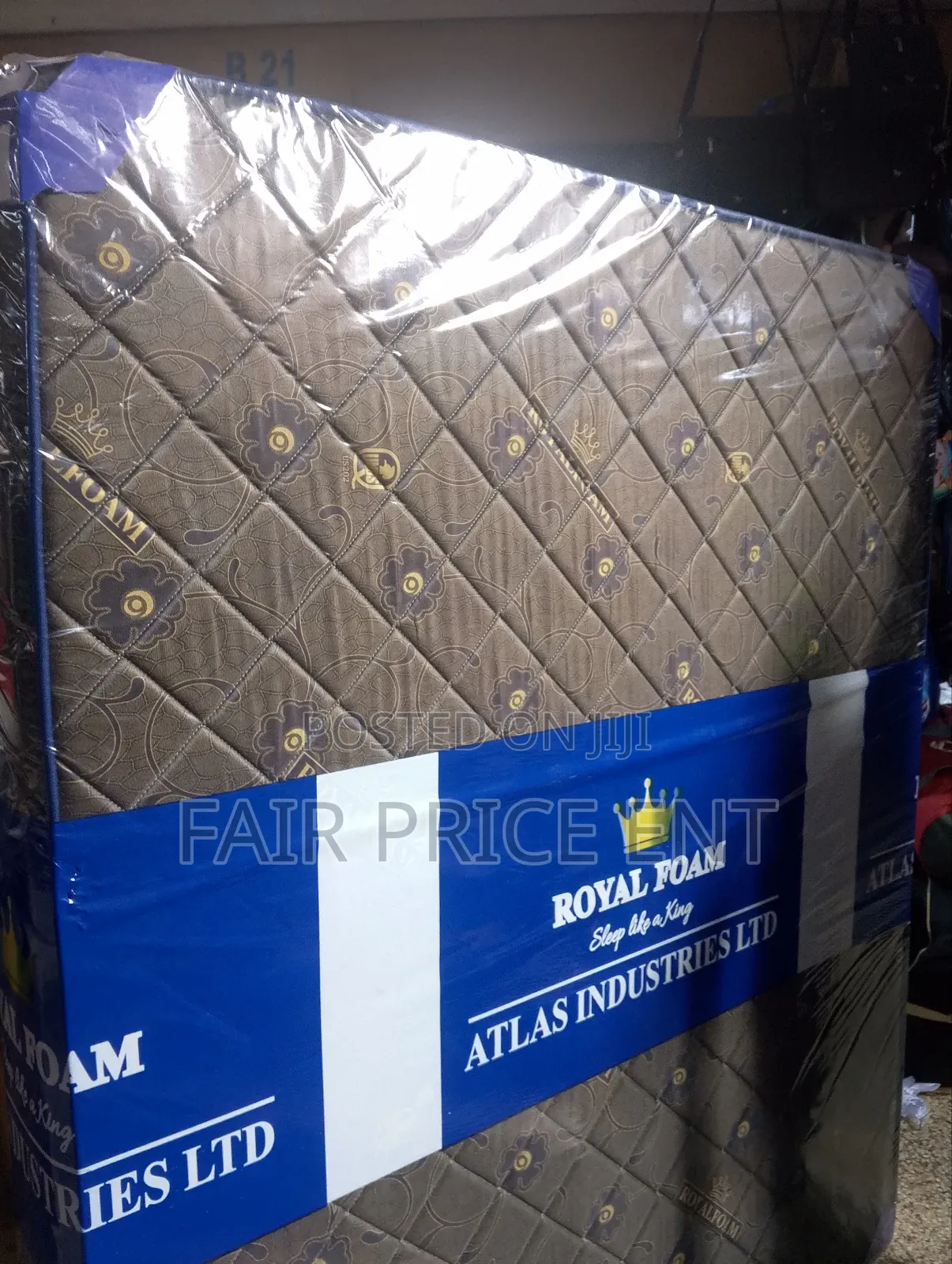 Royal Foam High Density. 5*6*8inches.( Brown)