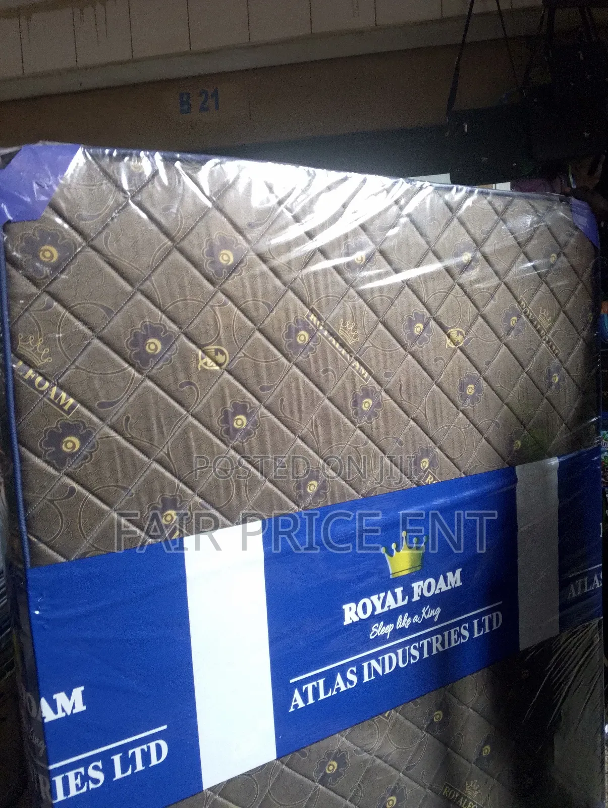 Royal Foam High Density. 5*6*8inches.( Brown)