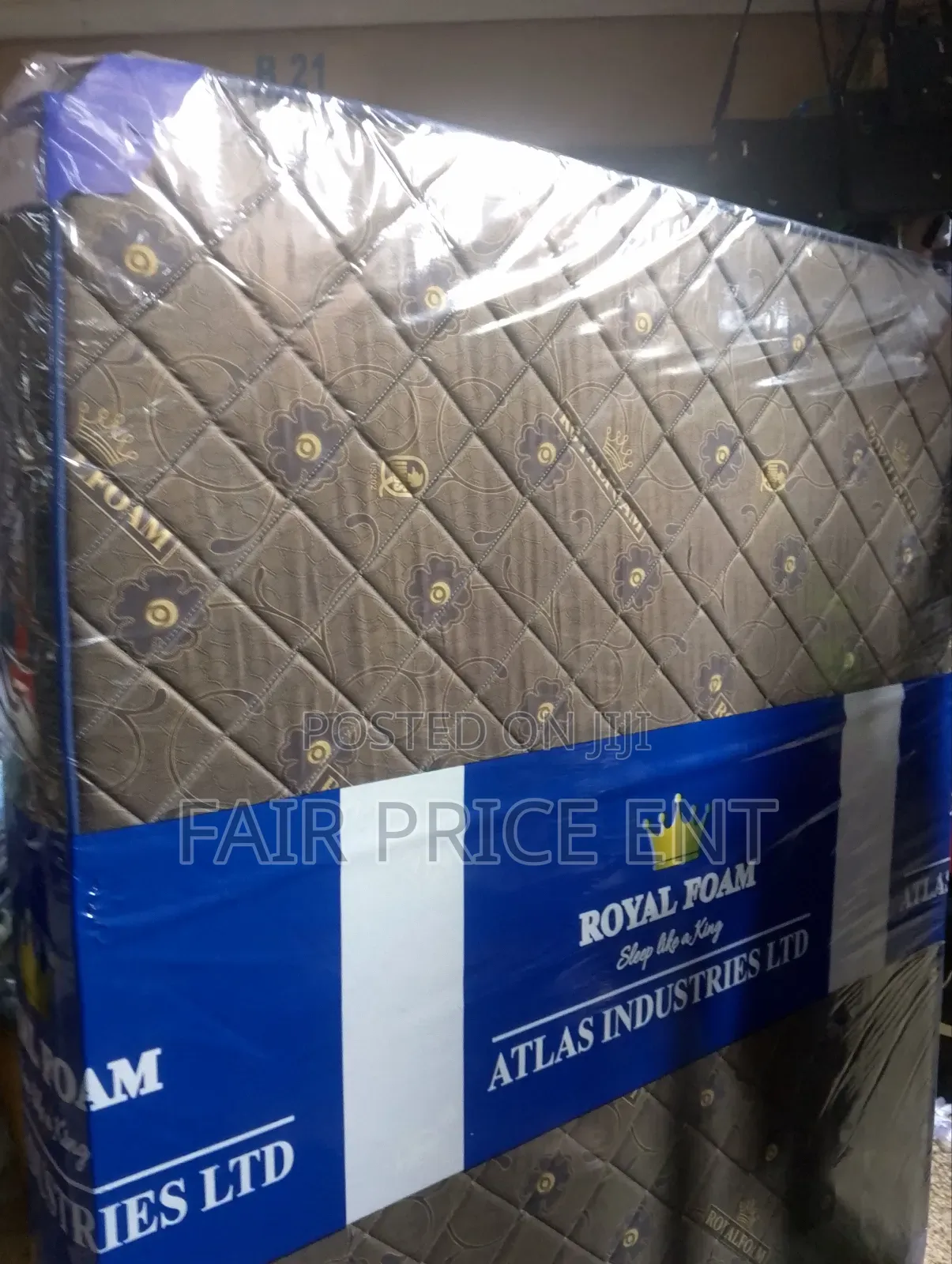 Royal Foam High Density. 5*6*8inches.( Brown)
