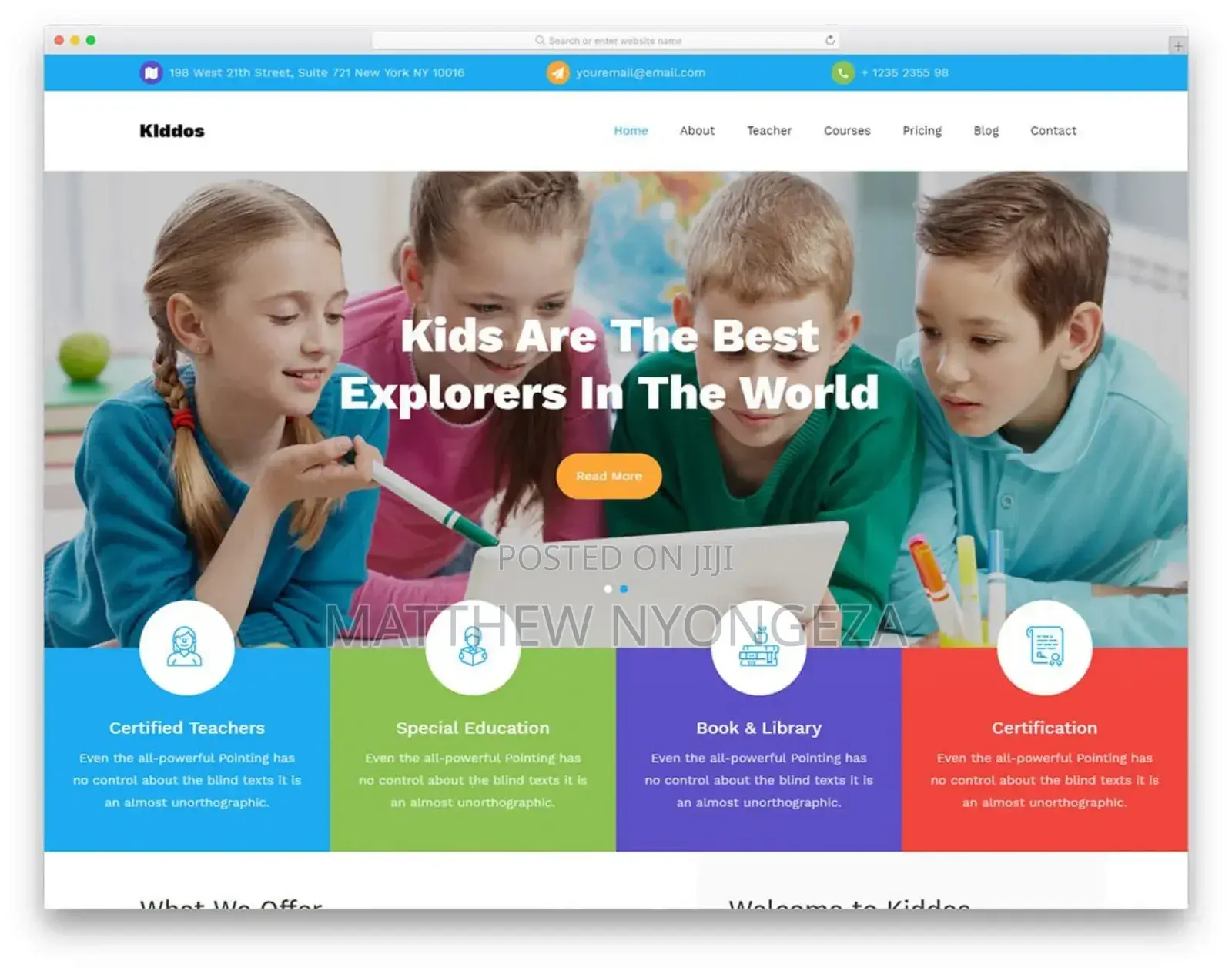 School Website Design