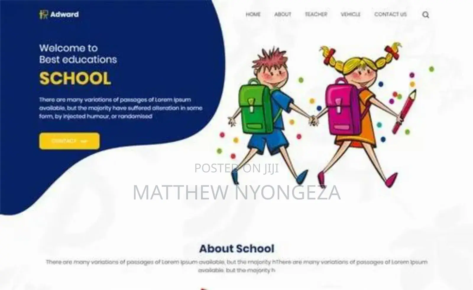 School Website Design