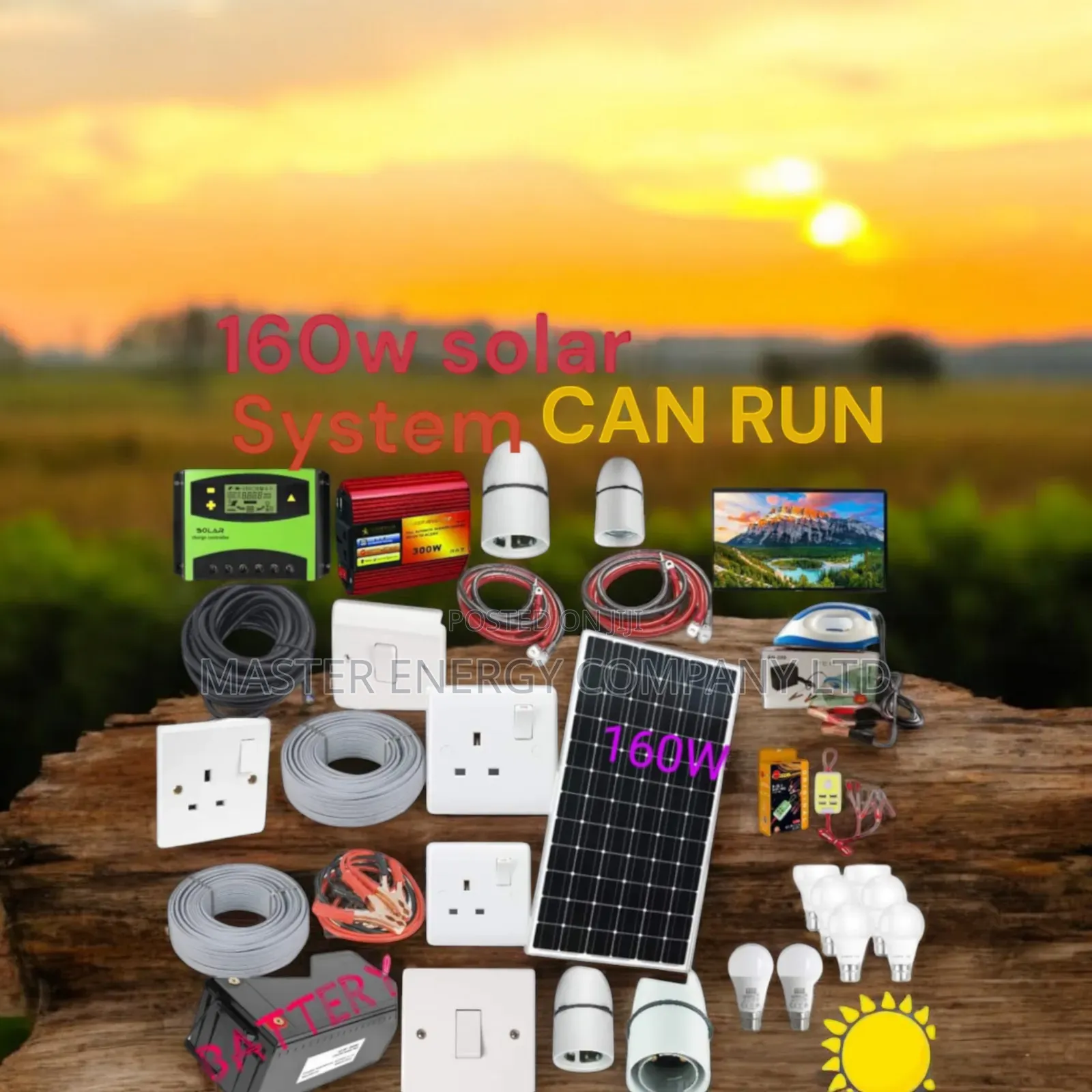 160w Solar System Full Kit German DHDH