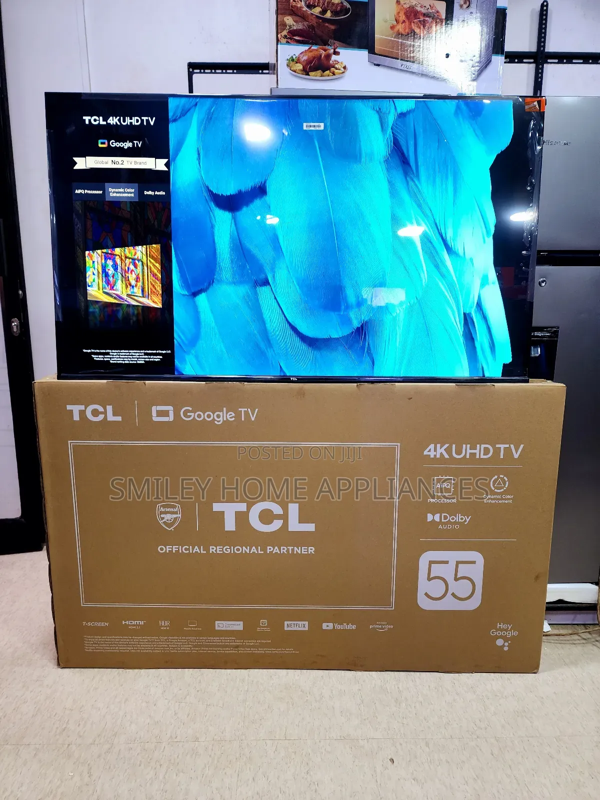 55inches TCL P6 Google Smart Tv