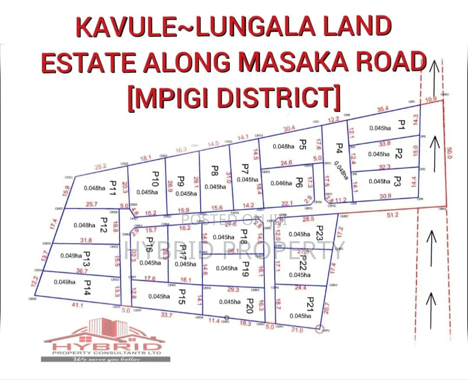 Prime Plots for Sale at Kavule~Lungala Estate~Masaka Road IV