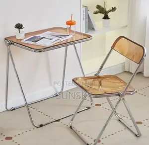 Photo - Acrylic Unbreakable Table and Chair Set