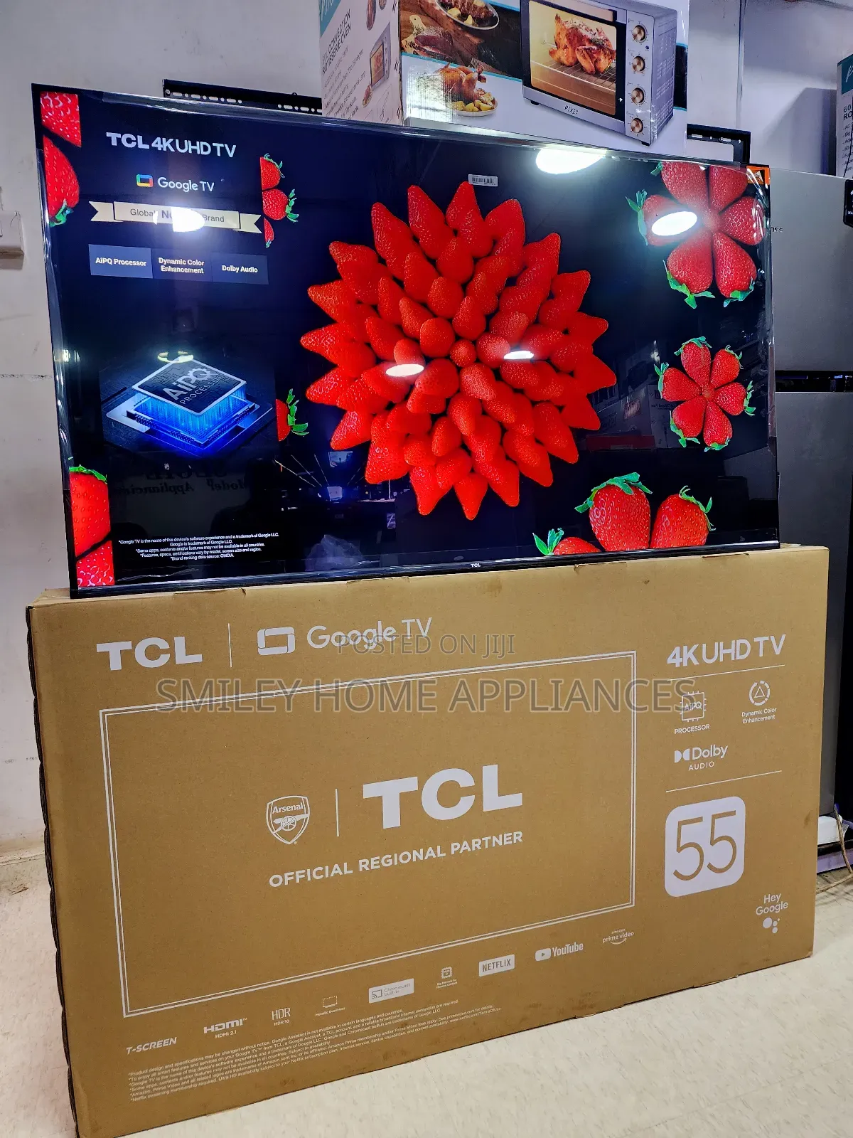Restocked TCL 55inches 55P635 Google TV