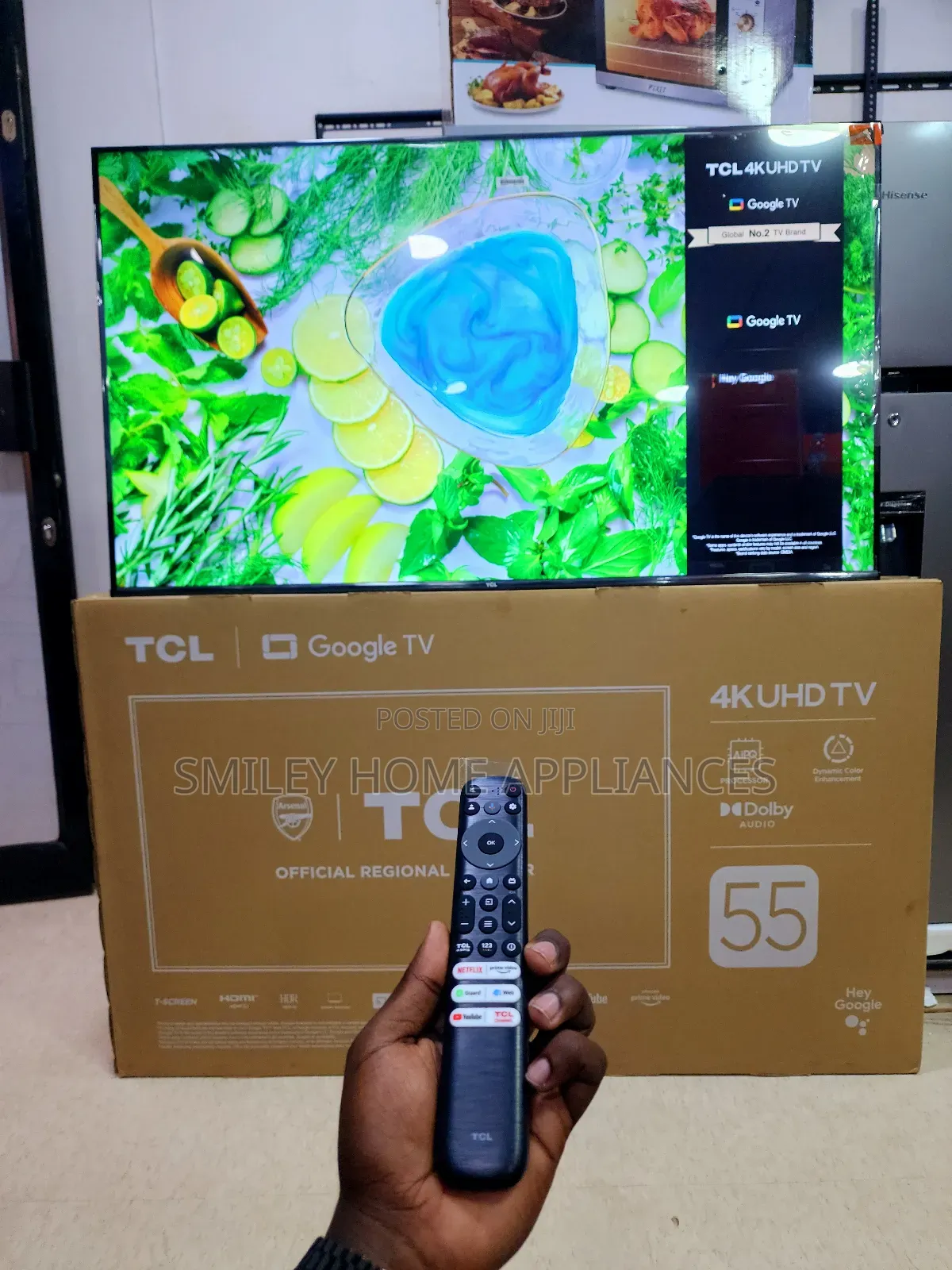 Restocked TCL 55inches 55P635 Google TV