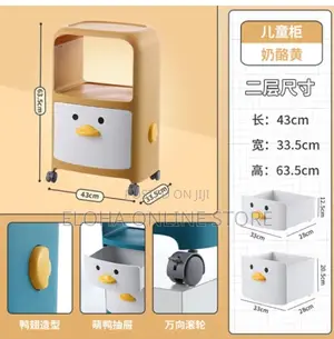 1 Layer Cartoon Drawer Storage
