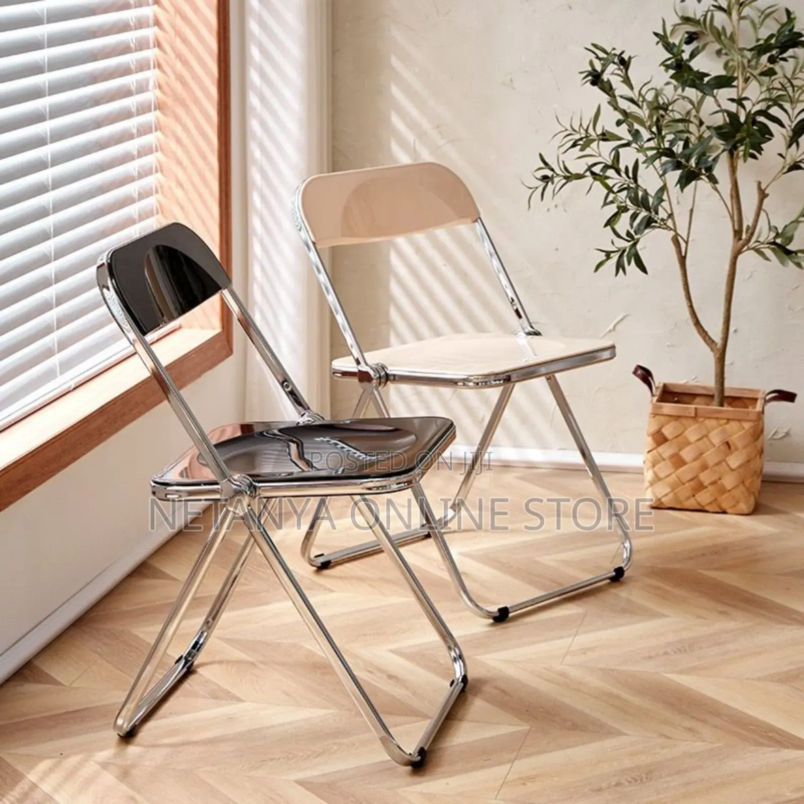 Modern Foldable Acrylic Chair