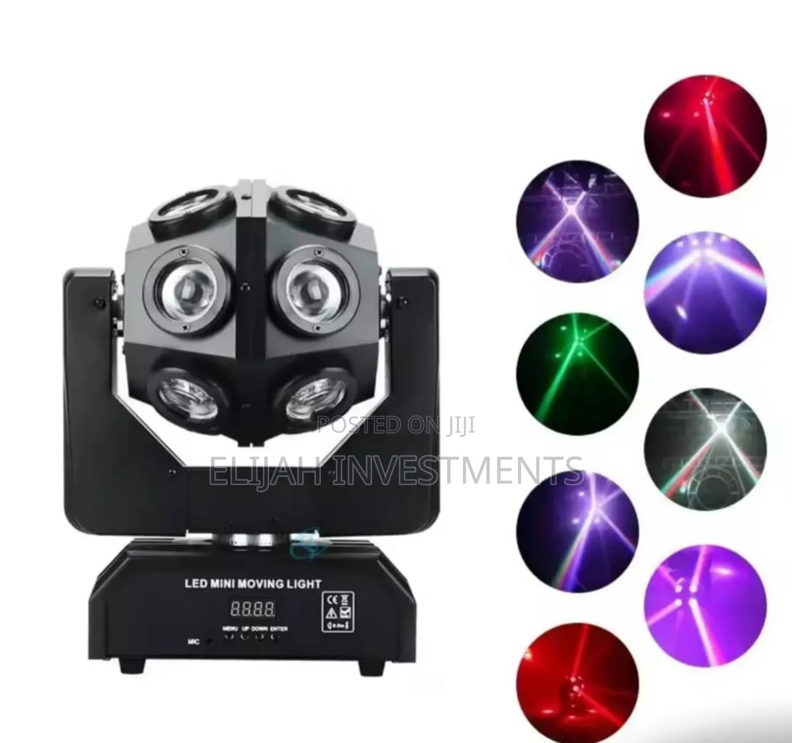 Bright 12 Lead Eyes RGBW Moving Head Beam Light