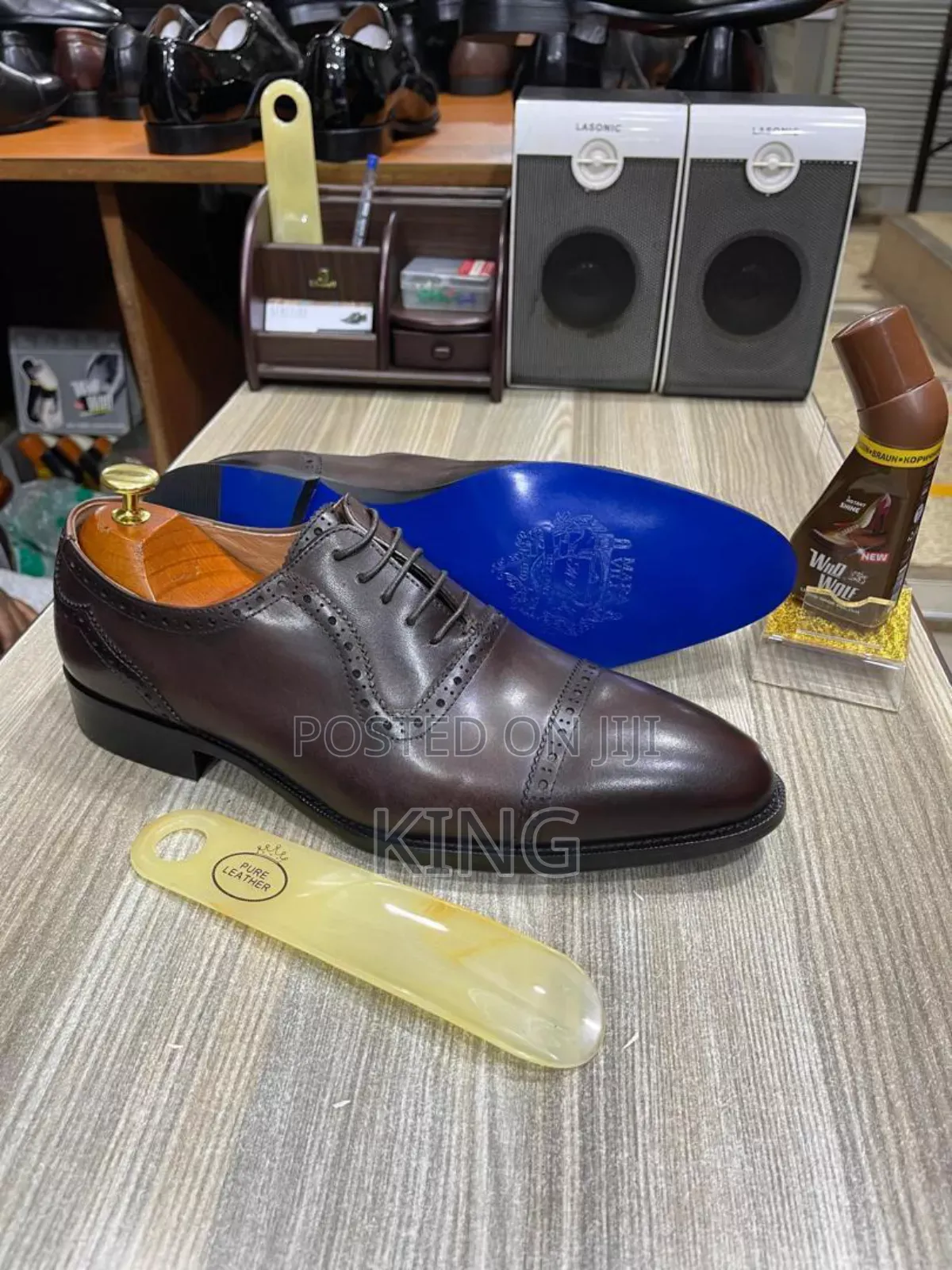 Rumble Leather Shoes. Big Time