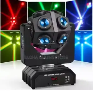 12 Led Eyes RGBW Moving Head Beam Light for Discos