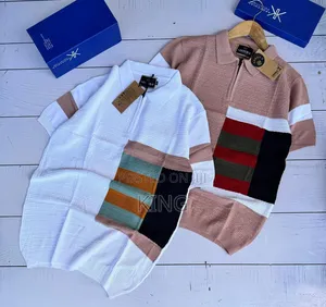 Amazing Knit Collar T-Shirt