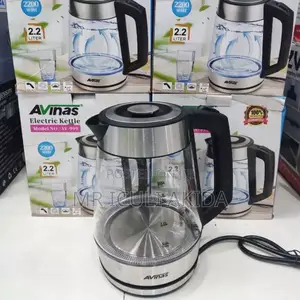 Avinas 2.2L Clear Glass Electric Milk Water Kettle
