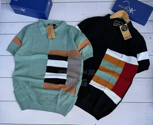 Arch Knit Collar T-Shirt