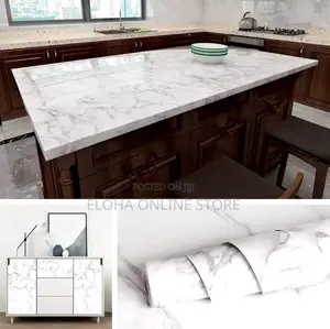 5m by 45cm Modern Marble Waterproof Self-Adhesive Wallpaper
