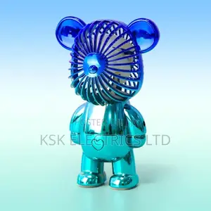 Beautiful Diamond Bear Handheld Rechargeable Eyelash Fan