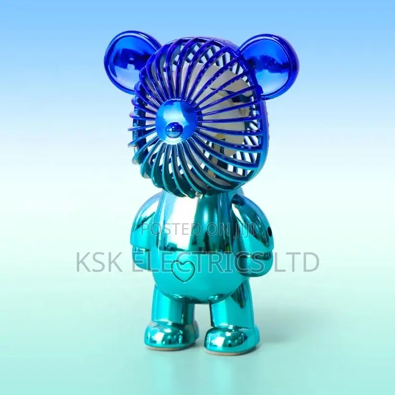 Beautiful Diamond Bear Handheld Rechargeable Eyelash Fan