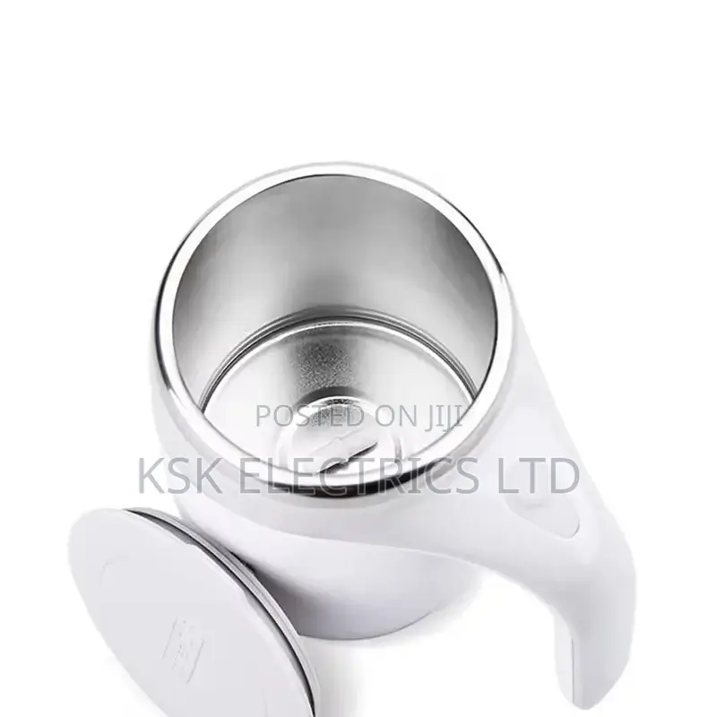 Steel Magnetic Rotating Electric Milk Cup Self Stirring Mug