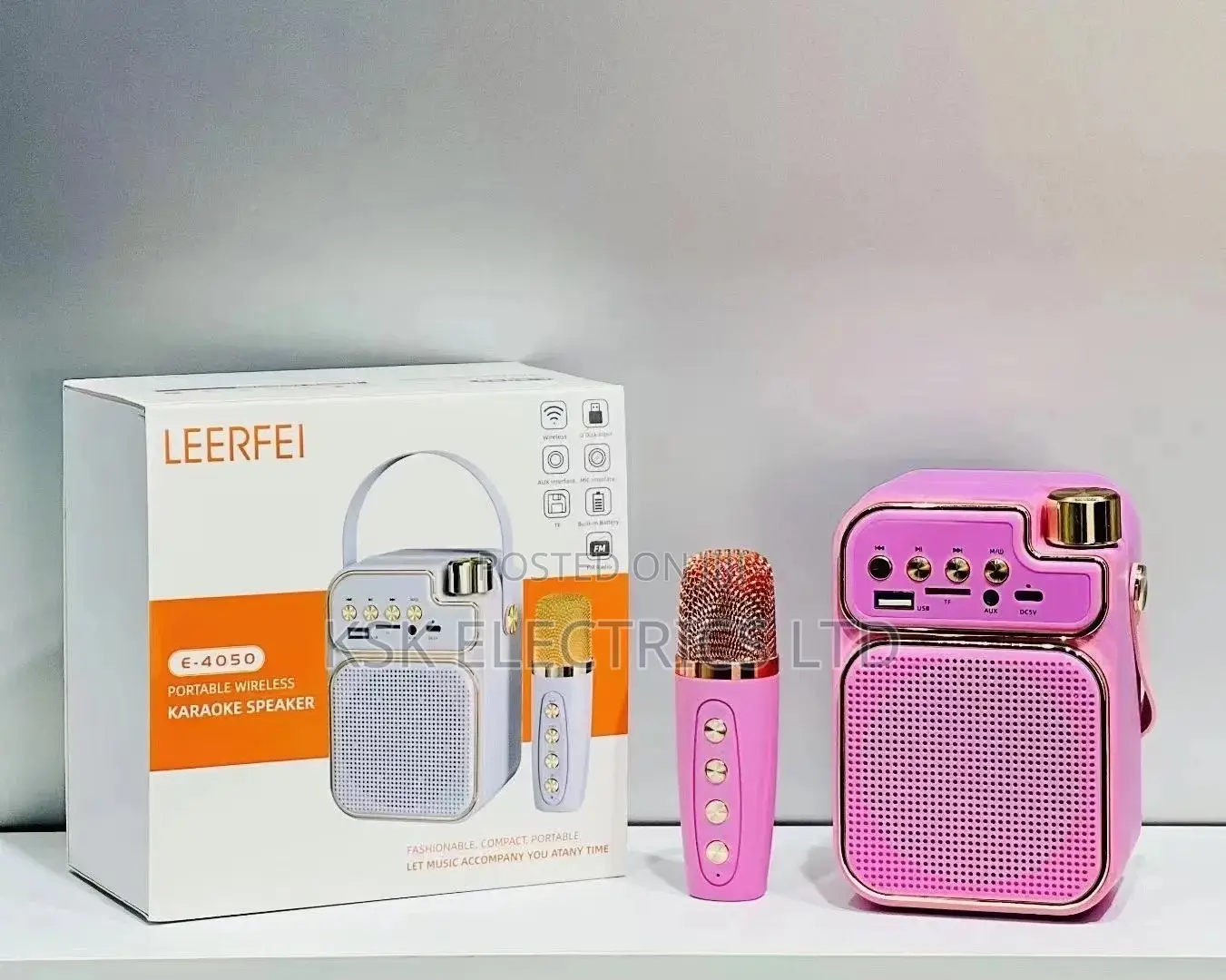 Portable Mini Home KTV Sing Music Loa Karaoke Speaker With M
