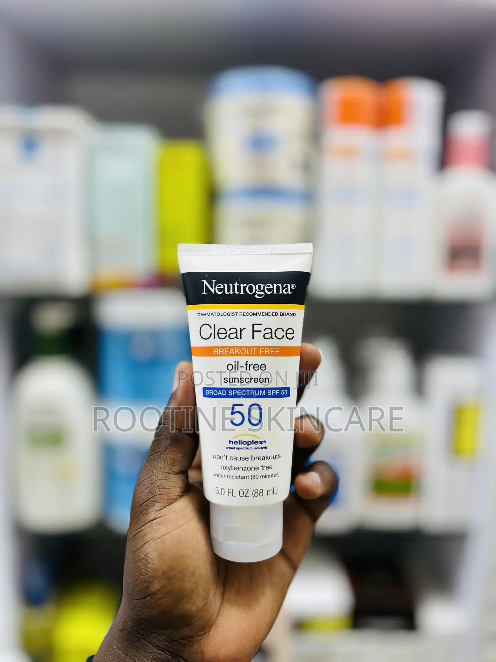Neutrogena Clear Face Oil Free Sunscreen 50