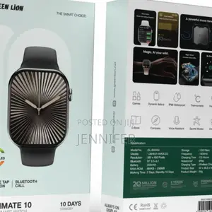 Greenlion Ultimate 42mm Smart Watch Black