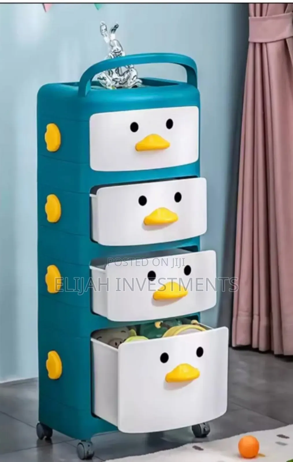 High Quality Plastic Kids Storage Drawer