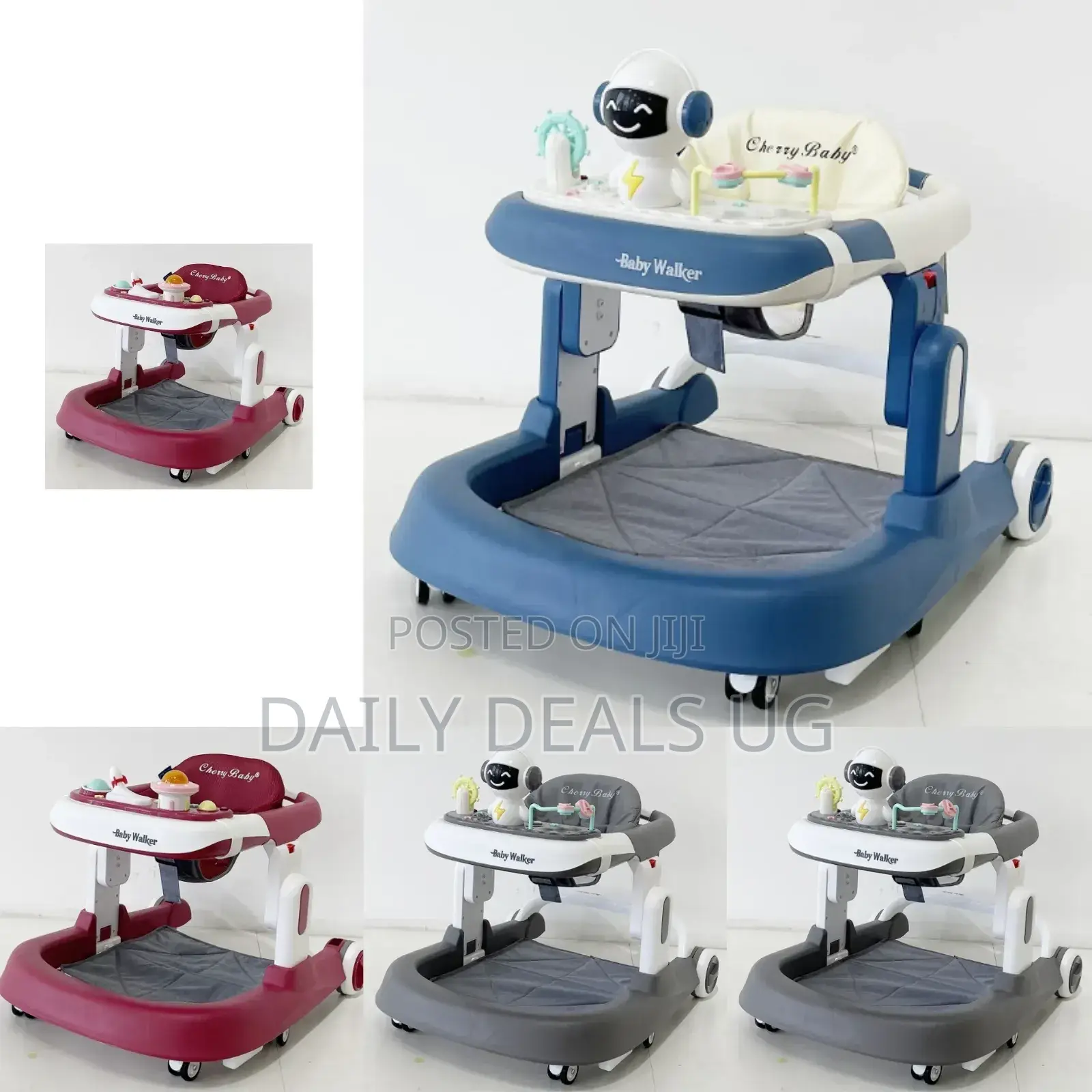 5 in 1 Foldable Baby Walker