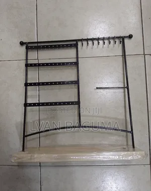 2 in 1 Earrings and Necklaces Stand - Placed on Top of Table