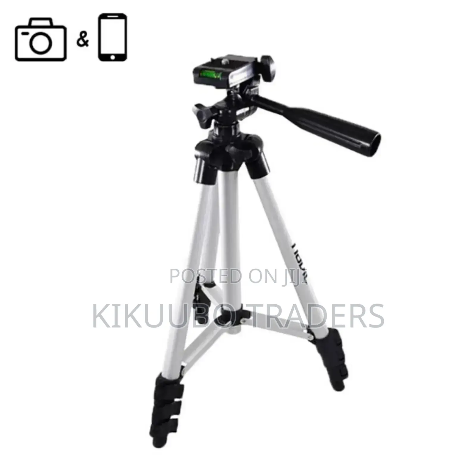 Portable Lightweight Camera Stand With Phone Clip