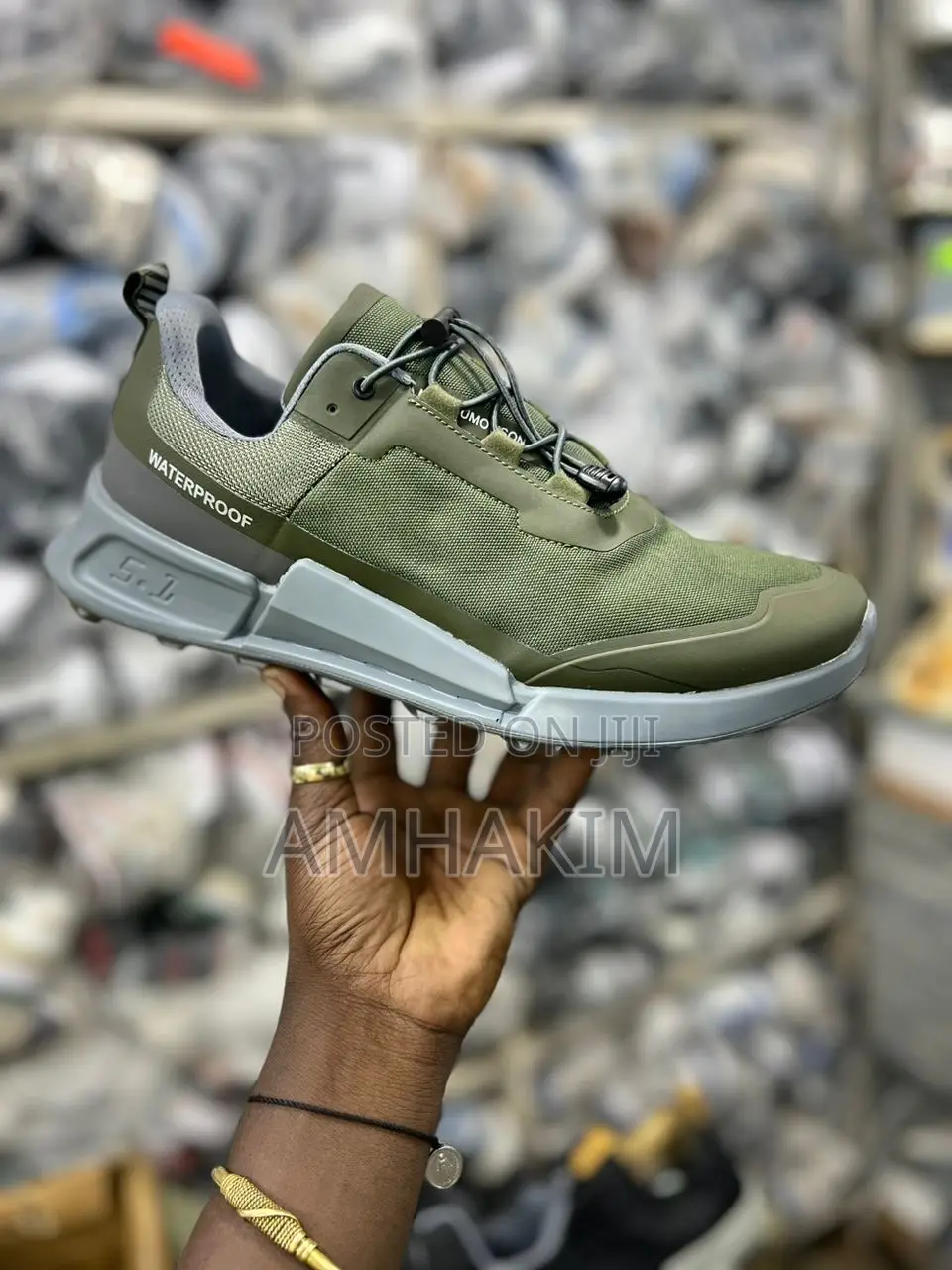 Classic Ecco Waterproof Hiking Sneakers in Stock