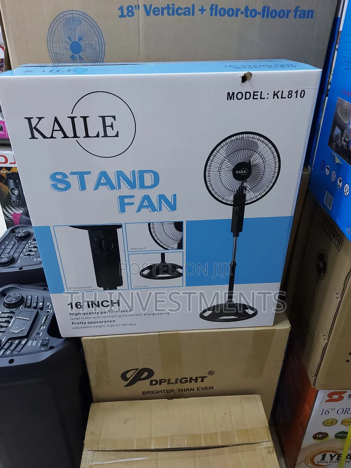 I6"Inch Kaile Stand Fan Electric