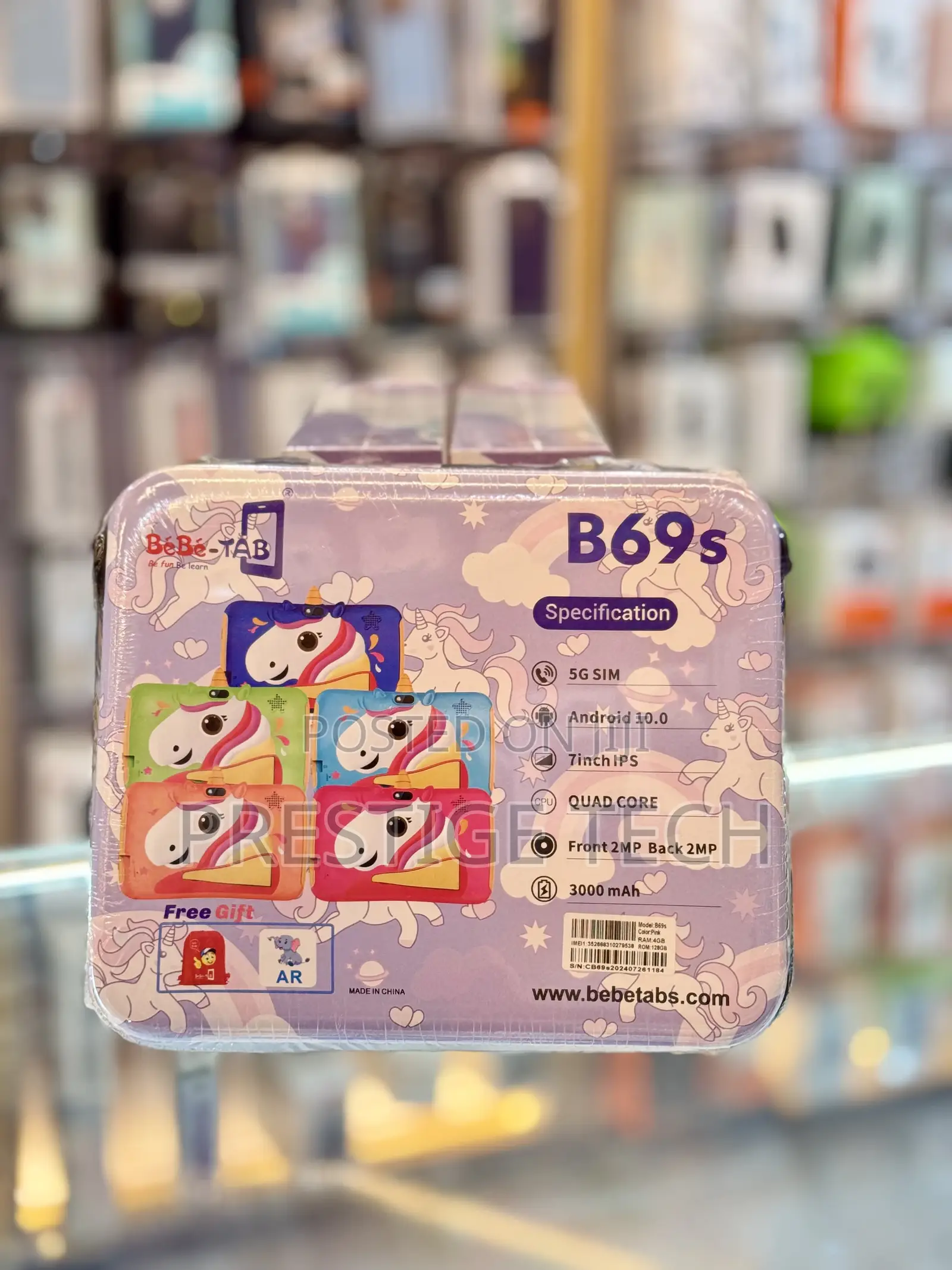 Bebe Tab B69s 64GB 4GB RAM With 5G Sim Slot