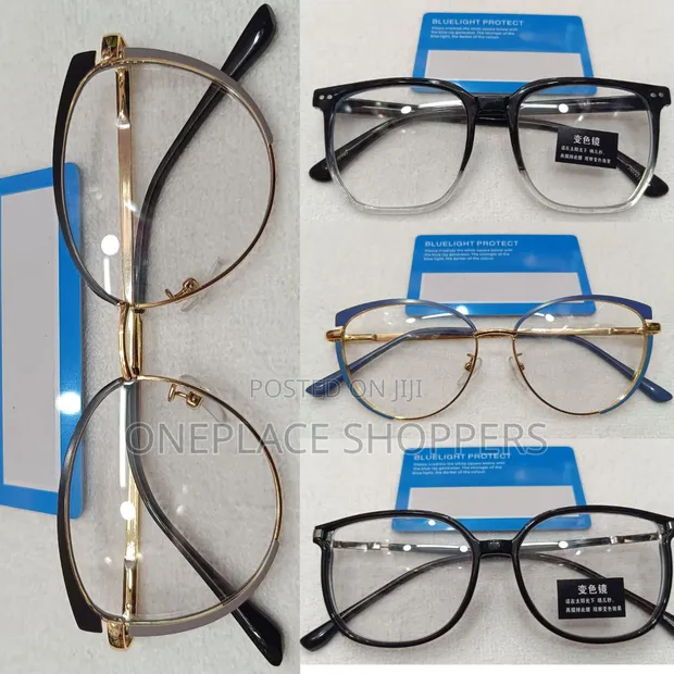Photochromic Myopia Anti Blue Rays Radiation Glasses in Central