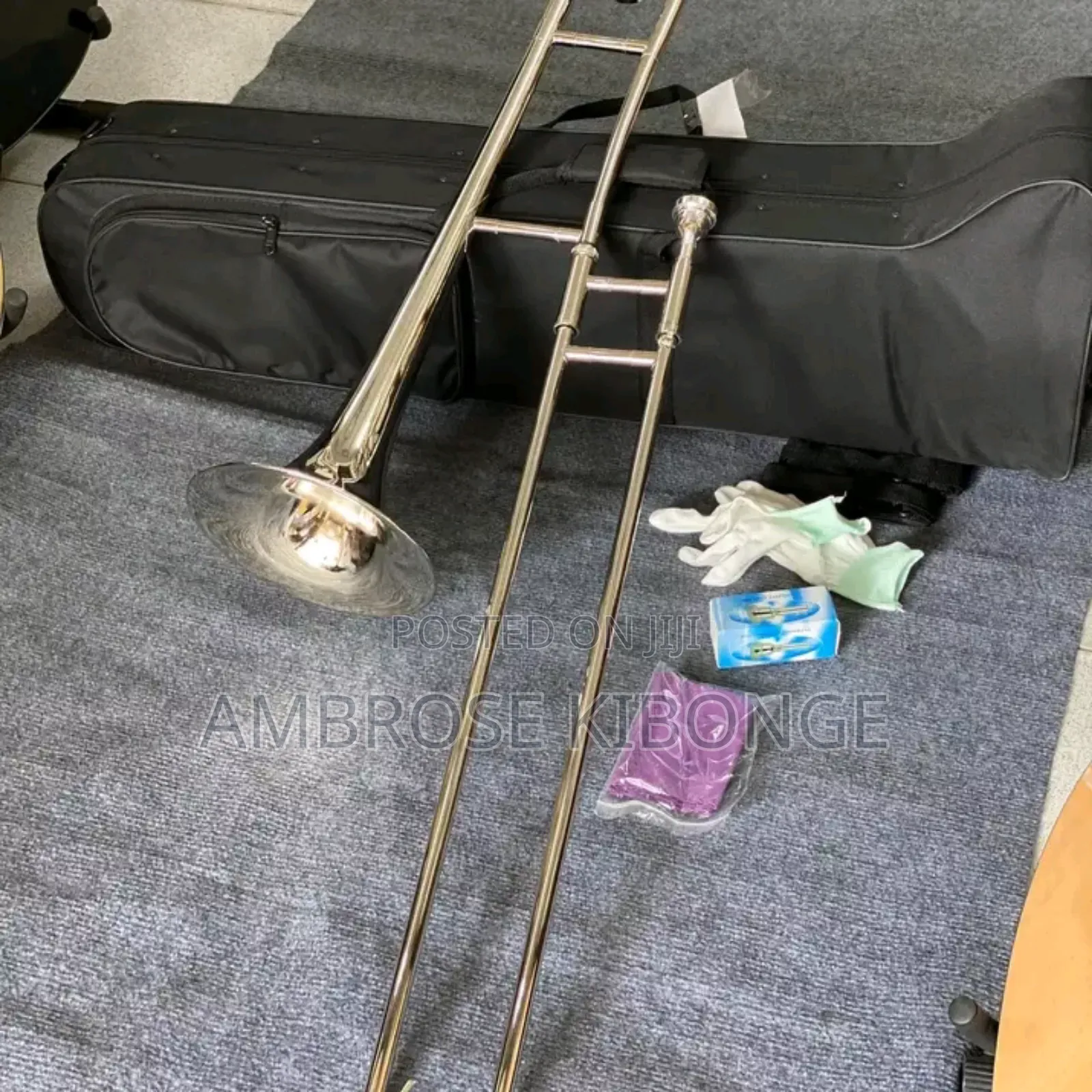 High Quality PREMIER England Bronze Trombone Full Package.