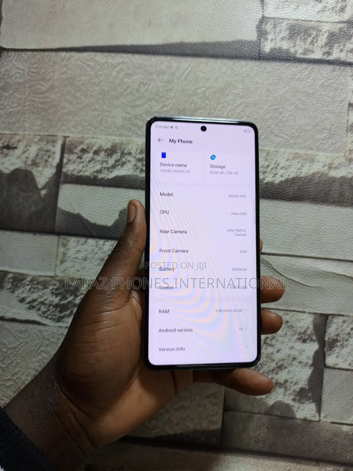 Tecno Camon 20 256 GB White