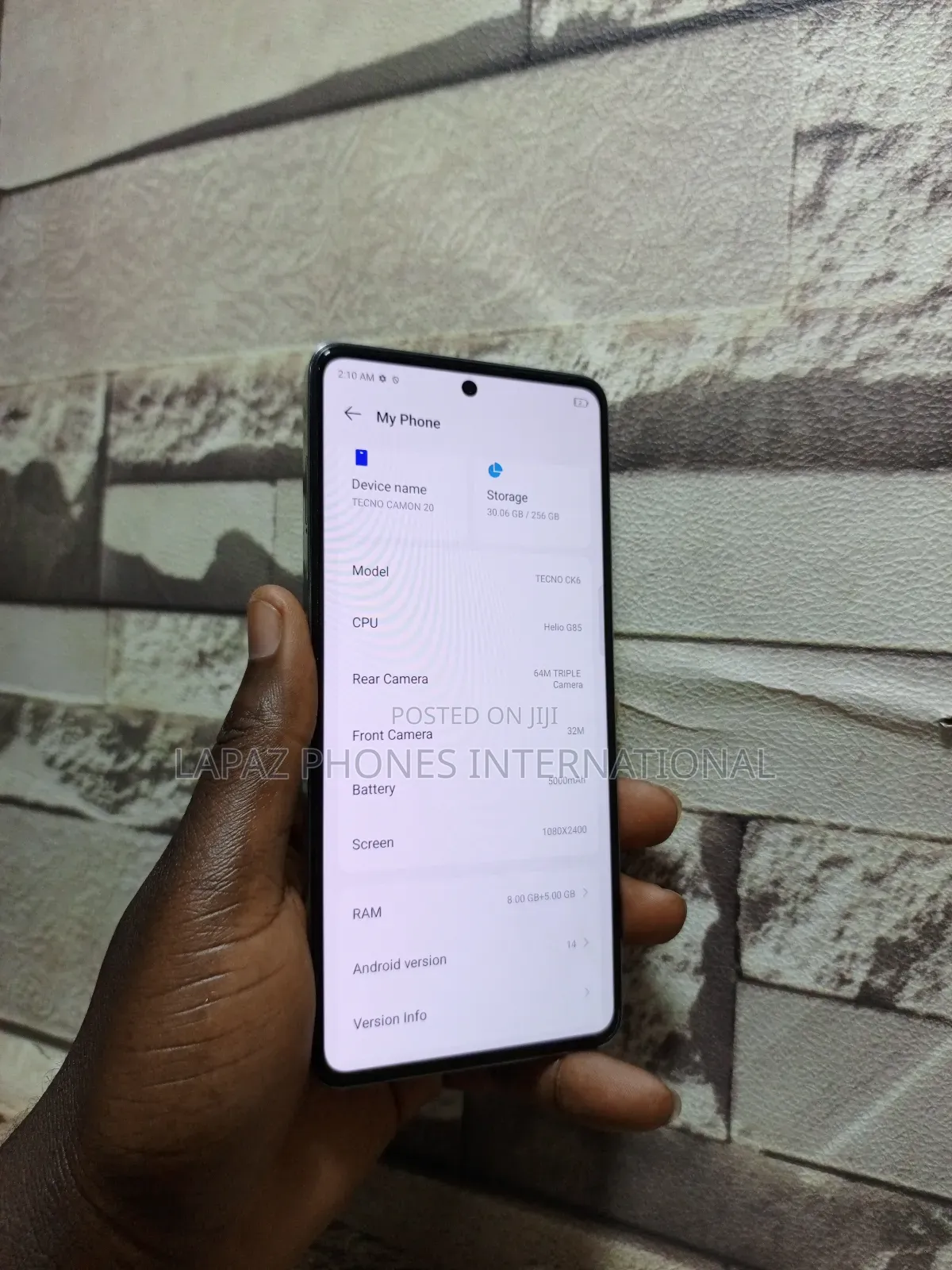 Tecno Camon 20 256 GB White