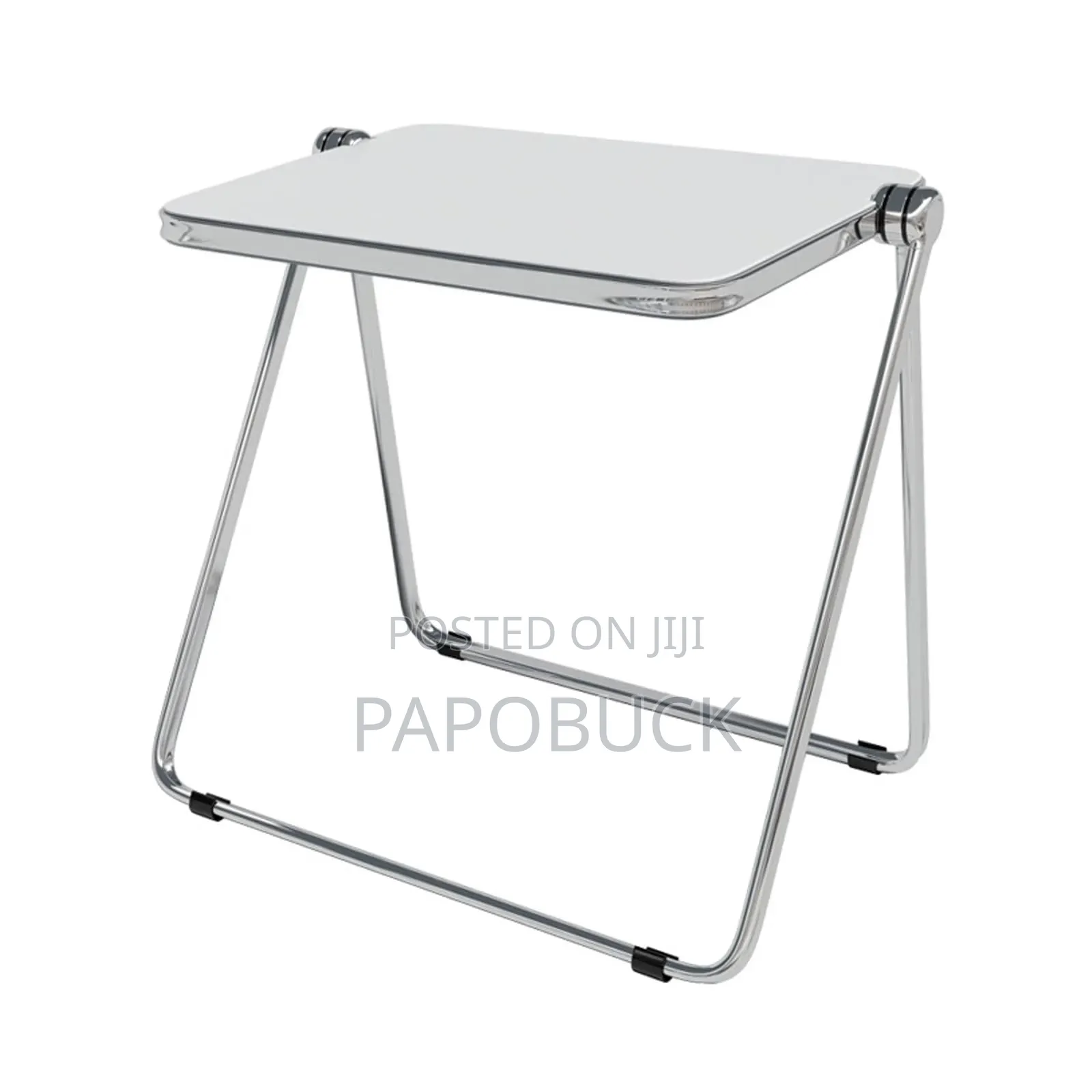 Folding Glass Acrylic Table