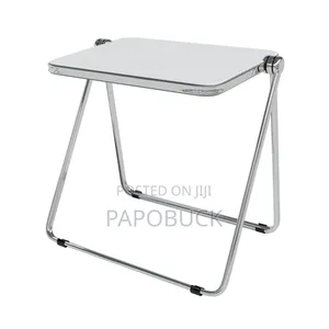 Folding Glass Acrylic Table