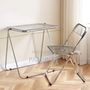 Acrylic Folding Table and Chair Set