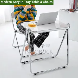 Acrylic Folding Table and Chair Set