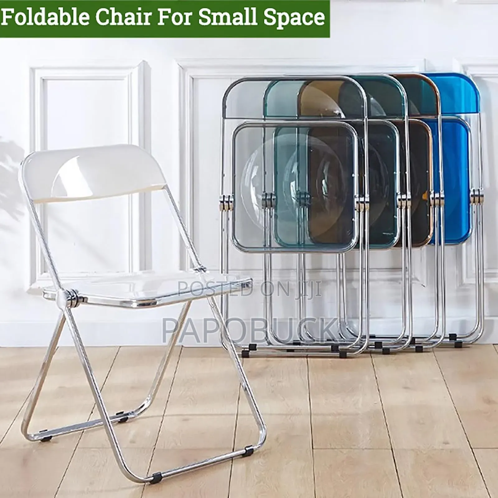 Acrylic Folding Table and Chair Set